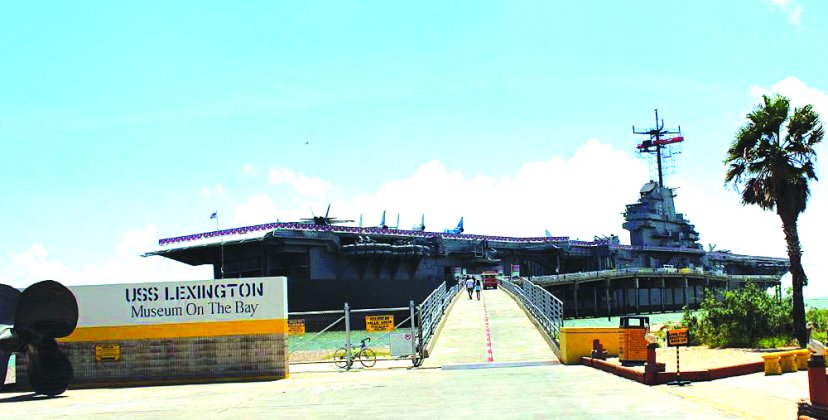 Entrance to USS Lexington